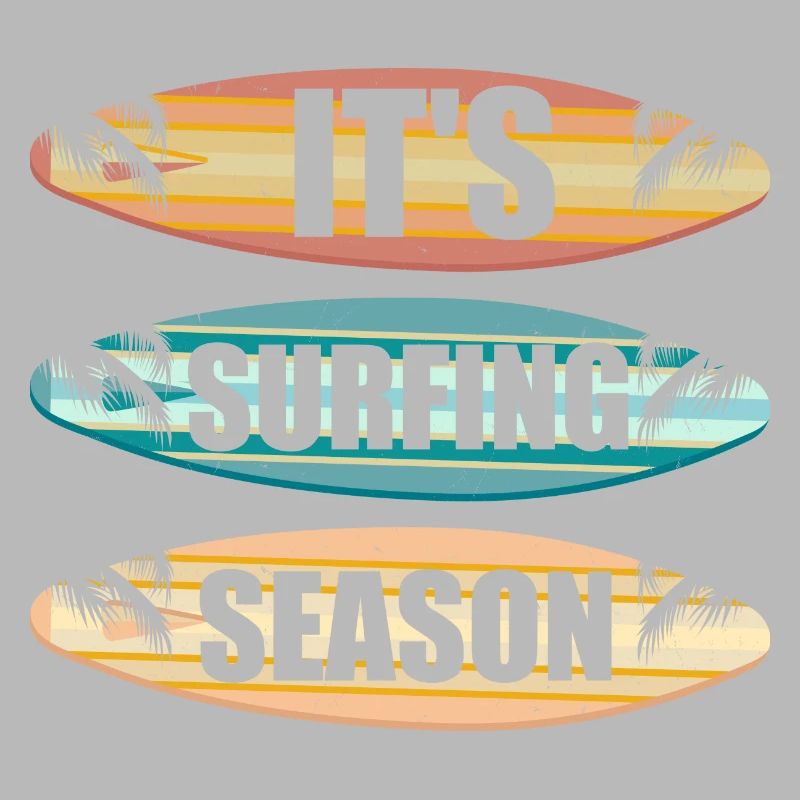 C’est la saison de surf Planche de surf d’été pour surfeur
