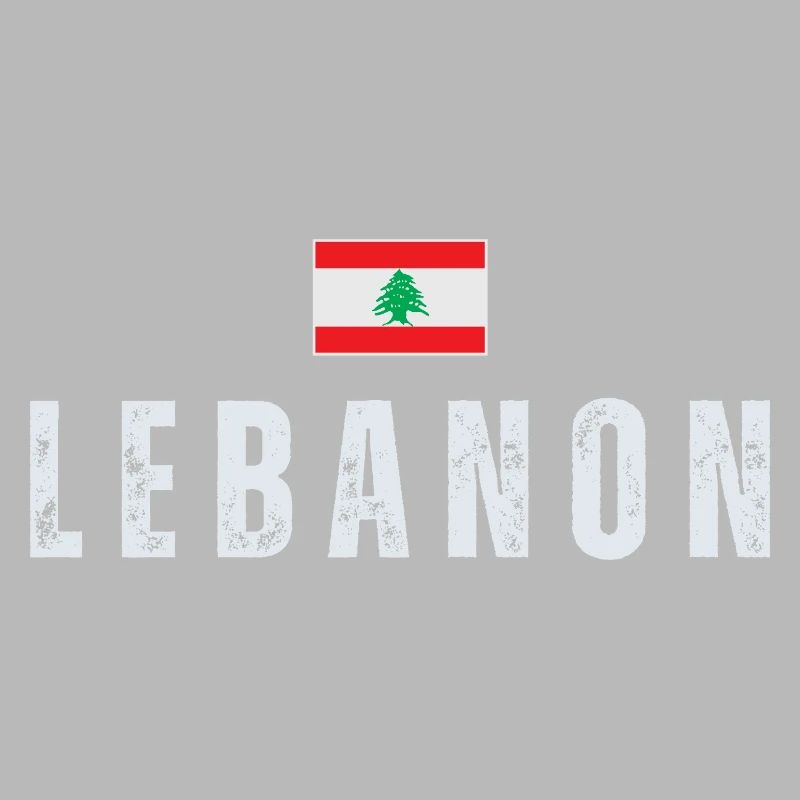 Stolzer Libanese, Flagge des Libanon