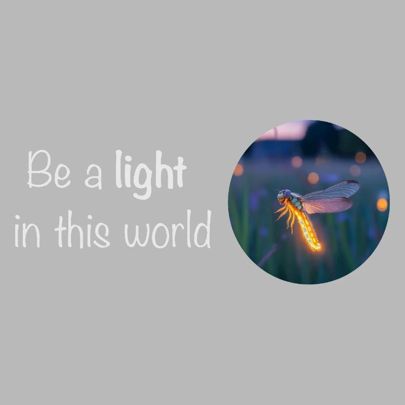 Be a light in this world – fireflies
