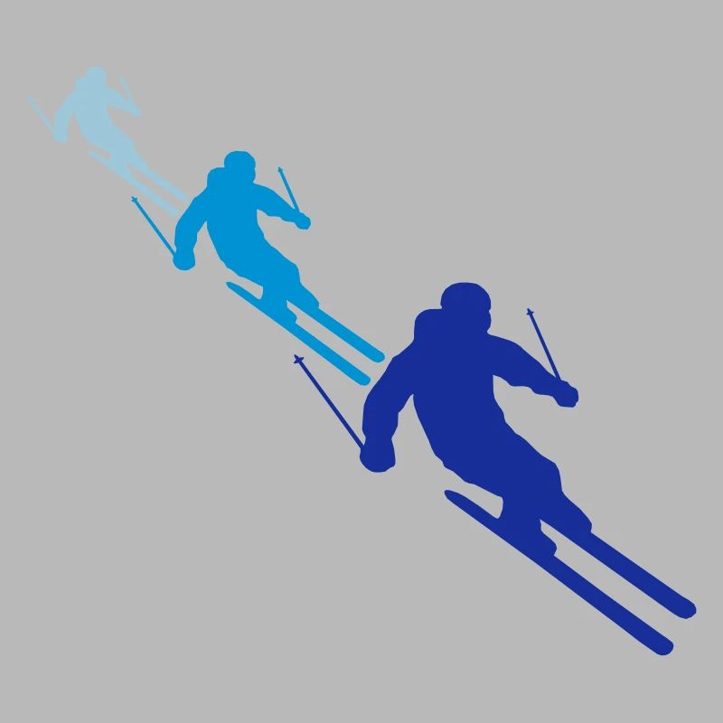 team pattern crew 3 many friends rowing ski