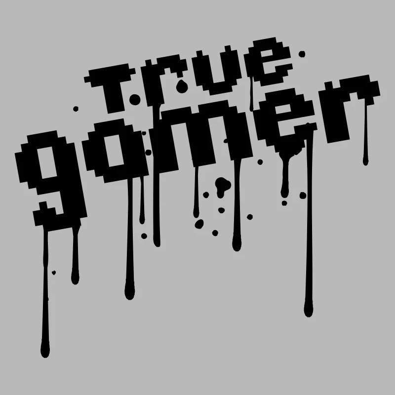 pixel true gamer 8 bit retro old font text blood d