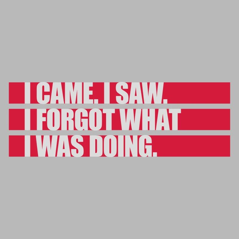 I came saw forget