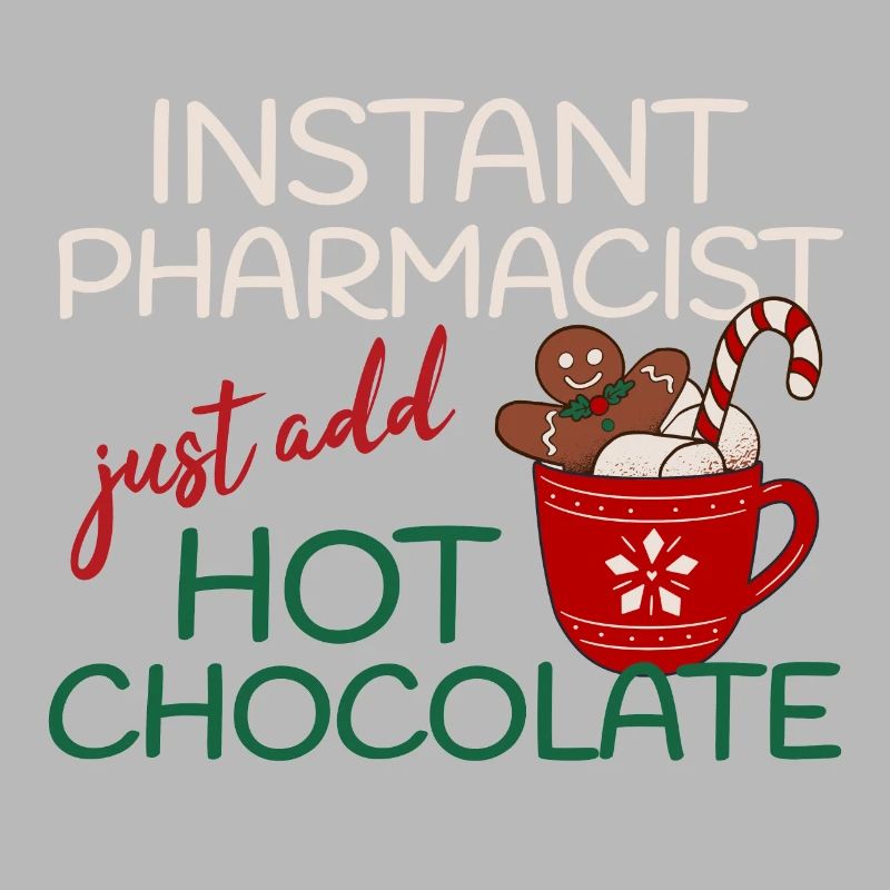 Pharmacien instantané ajouter Chocolat chaud Noël