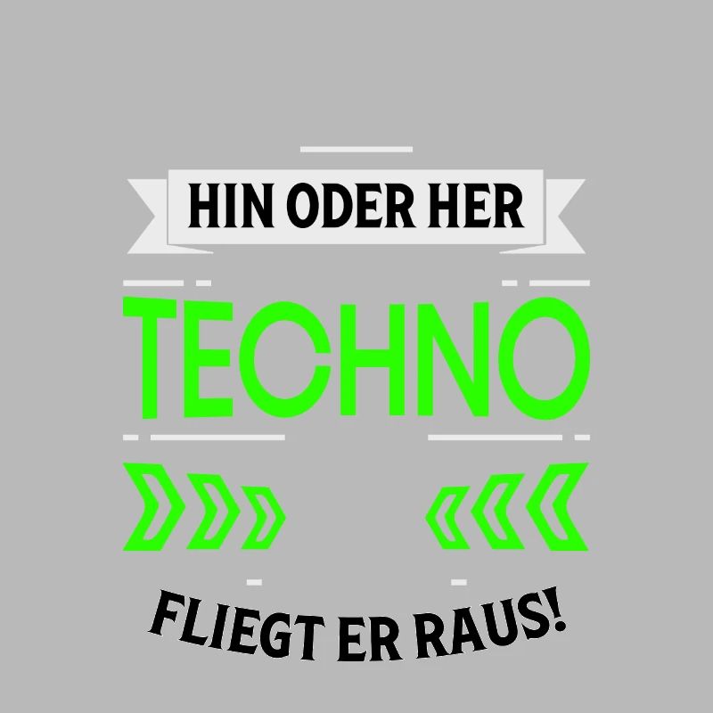 Ehemann steht nicht auf Techno - Techno Geschenk