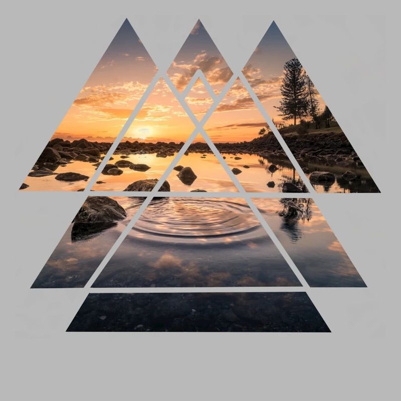 Lac abstrait