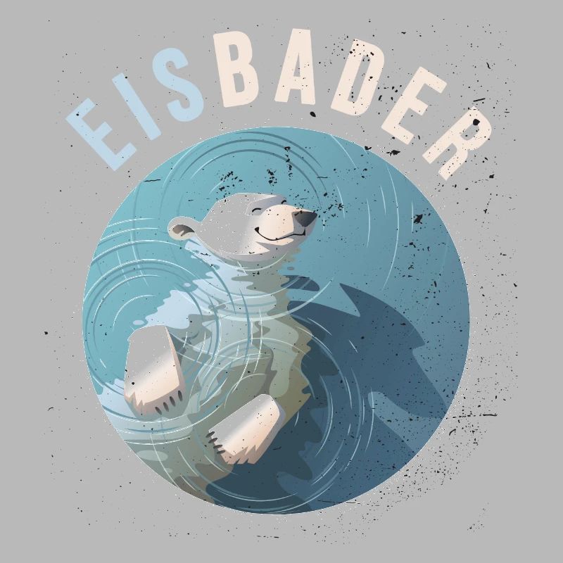 winterbader eisbär eisbader eau froide froide arktis