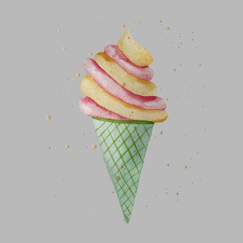 Softeis mit Sprinkles