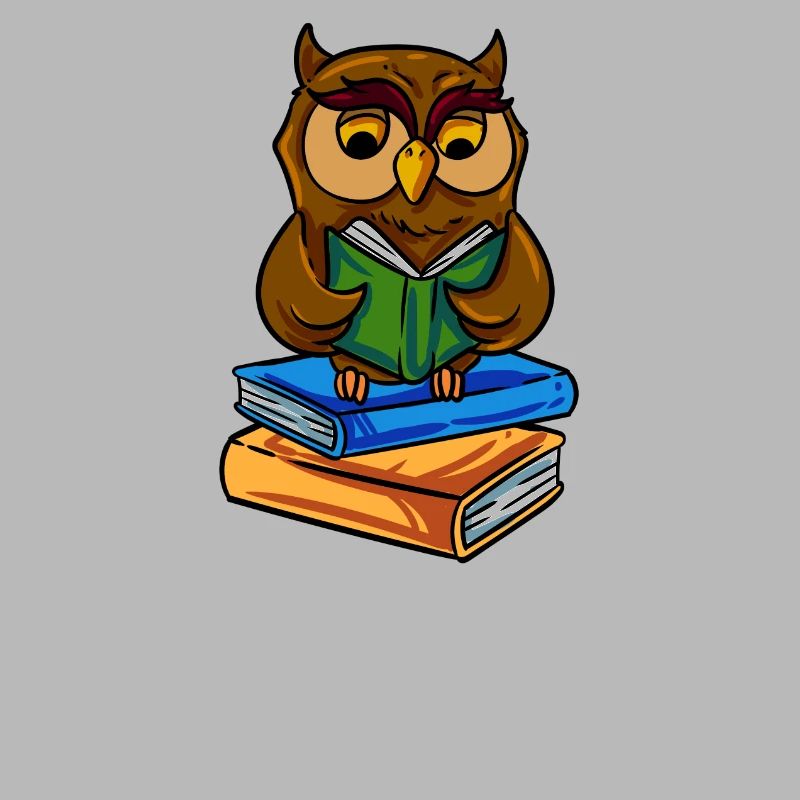 Nur Noch Ein Kapitel Bücher Eule Lesen Bücherwurm