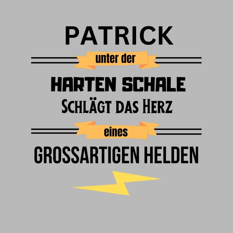 Patrick harte Schale eines Großartigen Helden