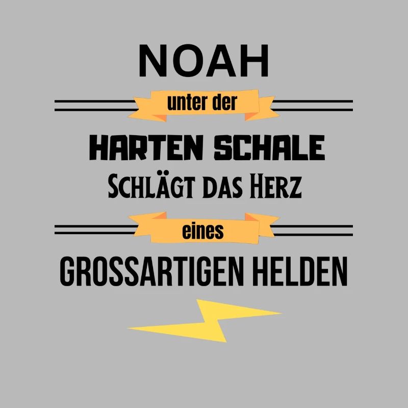Noah unter harte Schale eines Großartigen Helden