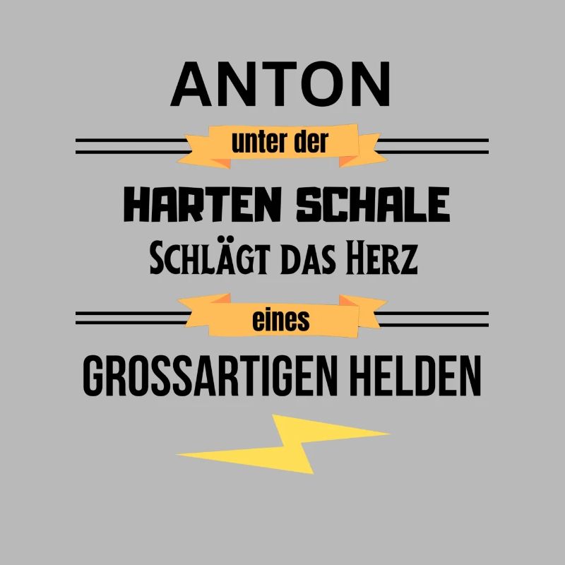 Anton unter harte Schale eines Großartigen Helden