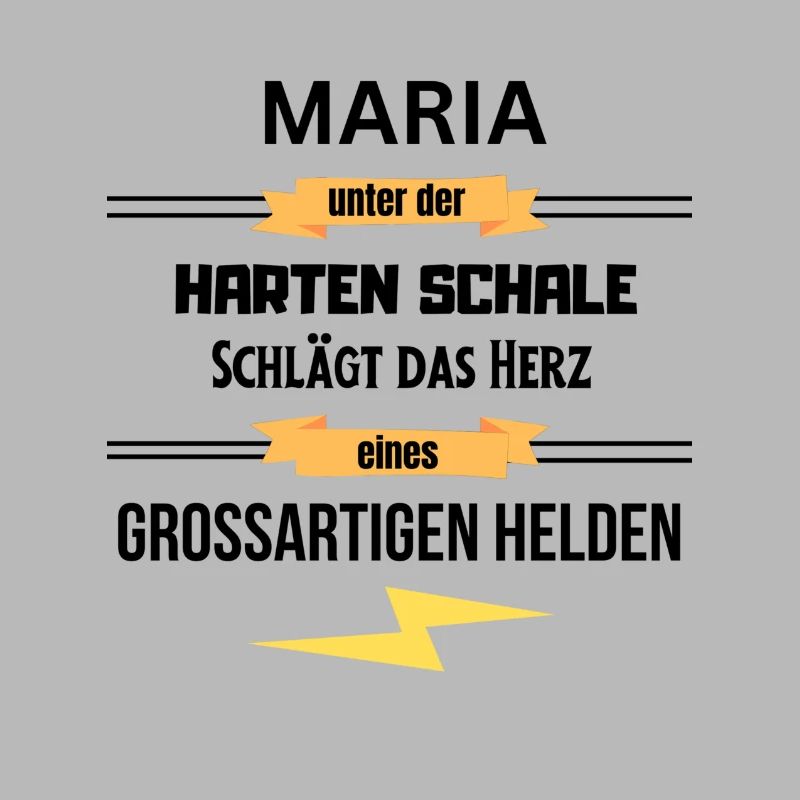 Maria unter harte Schale eines Großartigen Helden