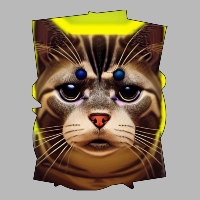 Visage de chat