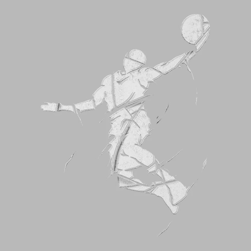 basket-ball basketteur dunk broken splash