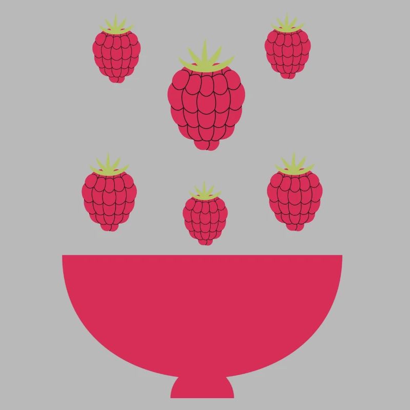 Explosion de framboises
