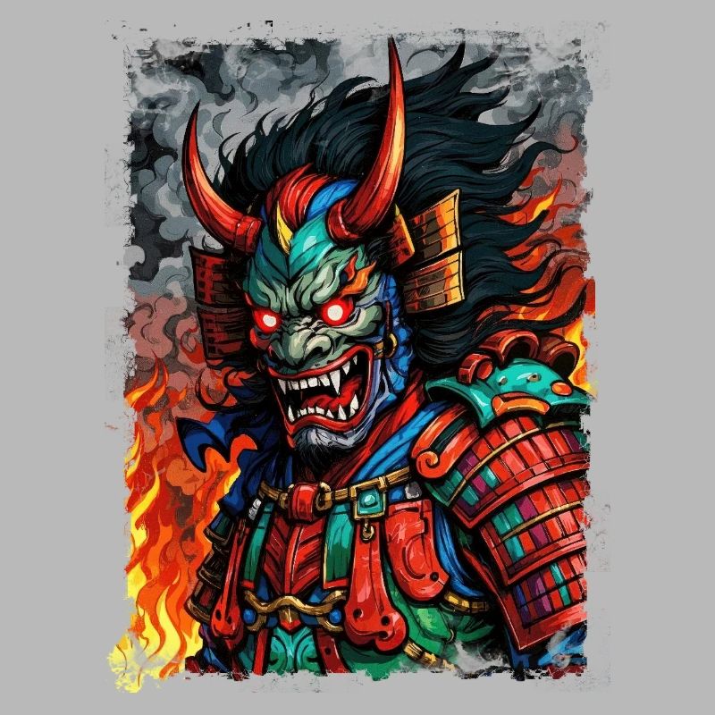Devil Oni Maske