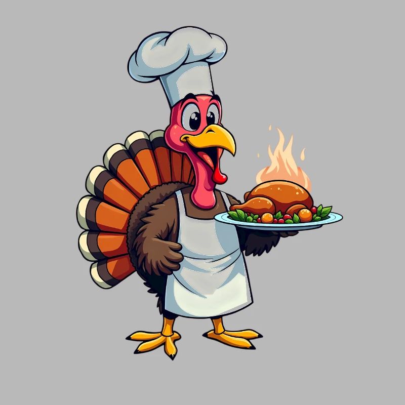 Cuisinier de dinde de Thanksgiving Thanksgiving