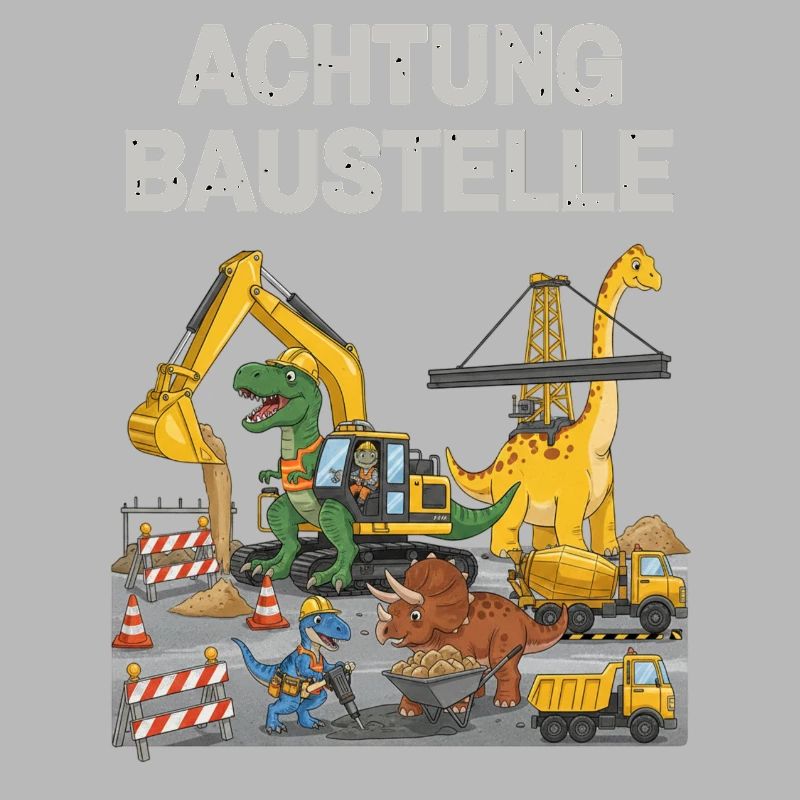 Dinosaurier Baustelle