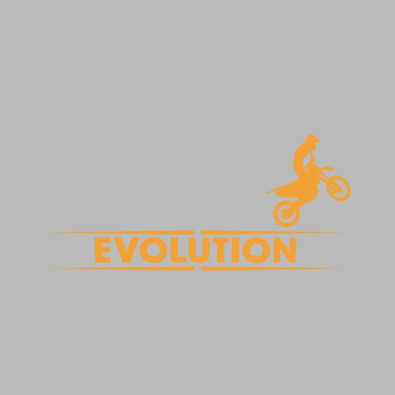 Motocross Evolution - orange/weiss