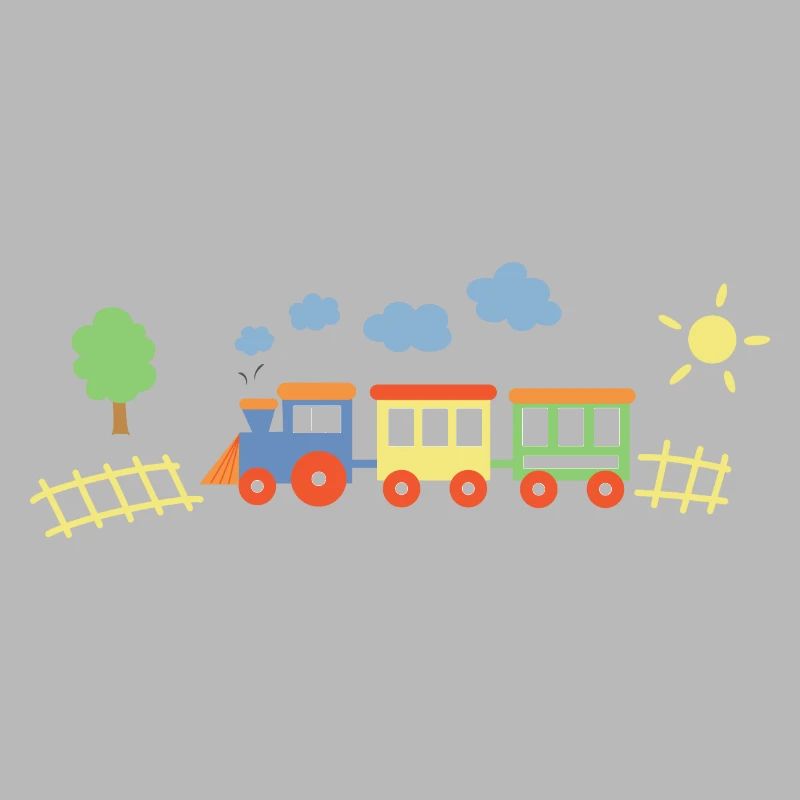 Zug Mit Waggons