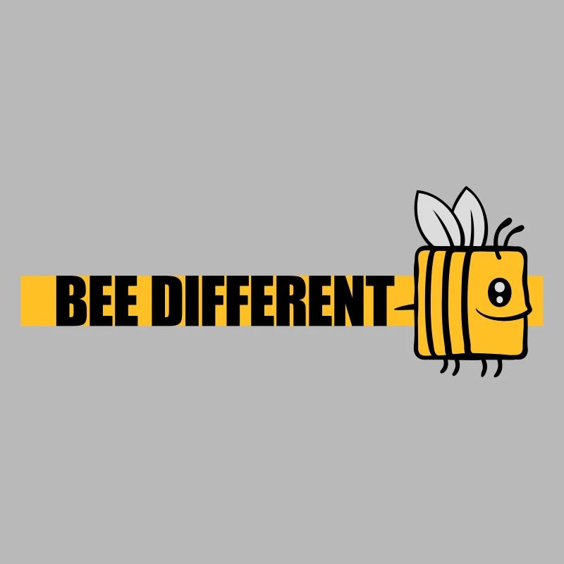 bee different Spruch Zitat