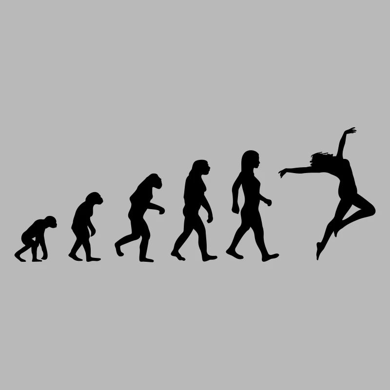 Evolution Frau Tanzen