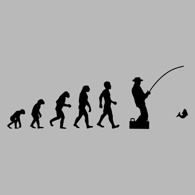 Evolution fischen Angler