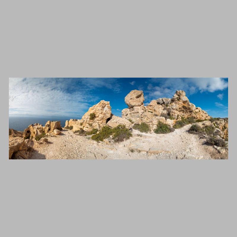 Dingli rock formation near Dingli Cliffs Malta