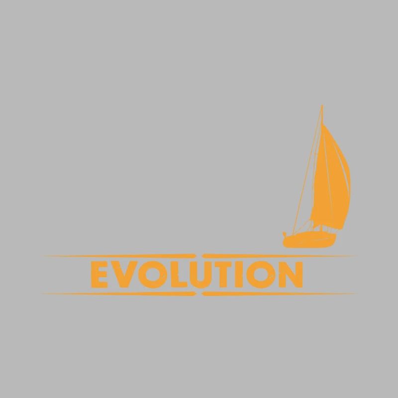 Evolution de la voile - orange/blanc