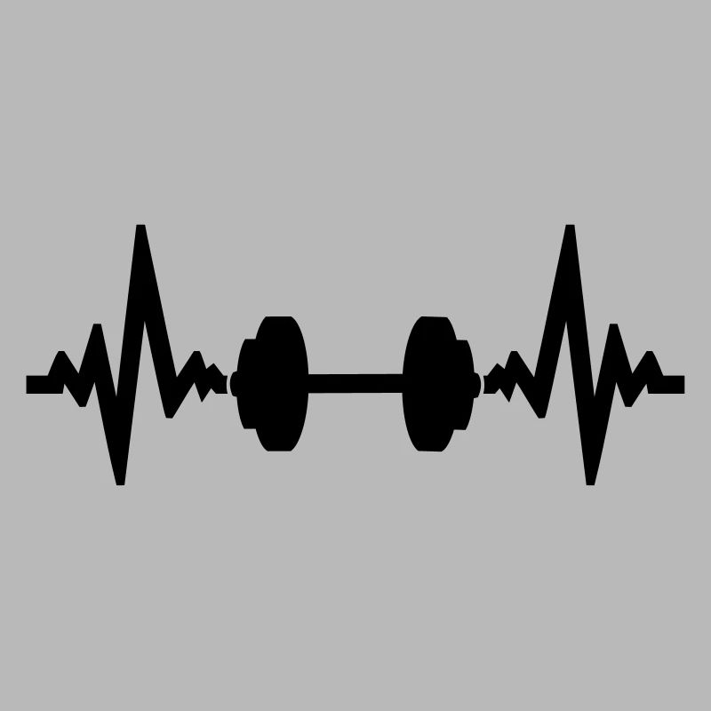 pulse frequency hantel cool design heart beat trai