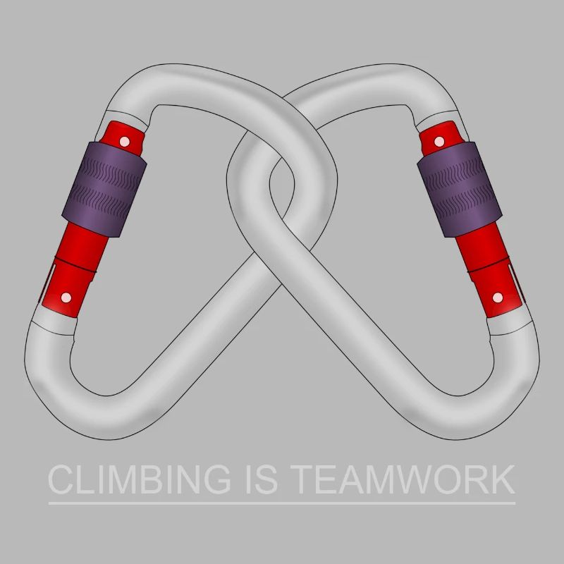 Kletterer Klettern oder Bouldern in den Bergen