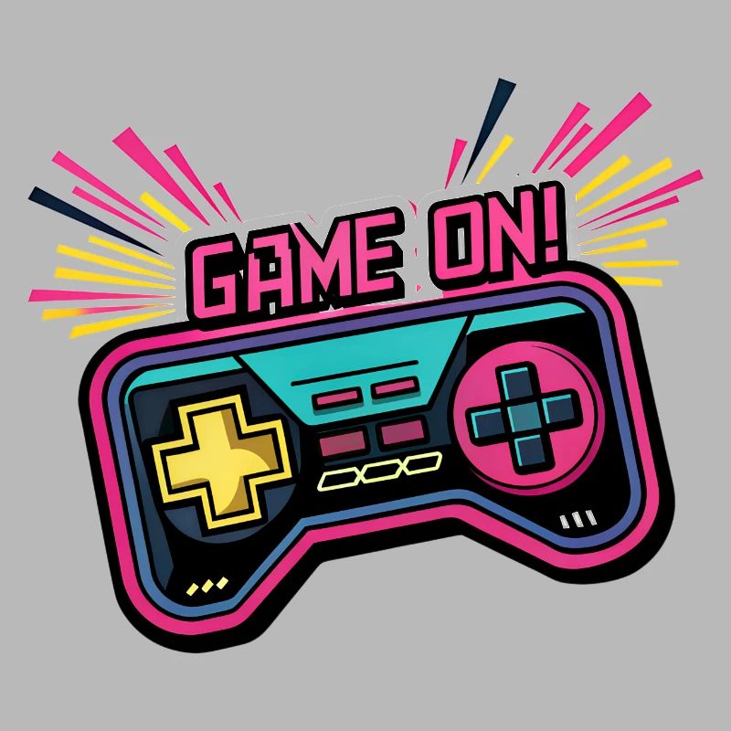 GAME ON. GAME CONTROLLER. GAME PAD