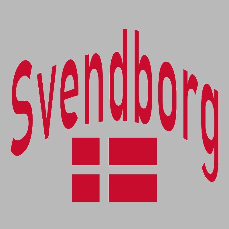 Drapeau de Svendborg Danemark