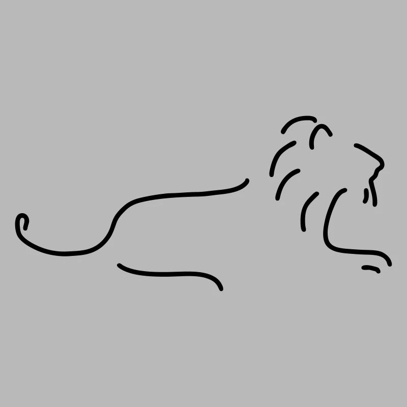 löwe mit mähne