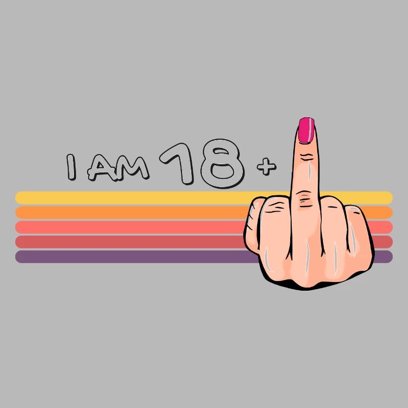 Ich bin 28 + 1 Mittelfinger-Shirt Ich bin 28 plus,