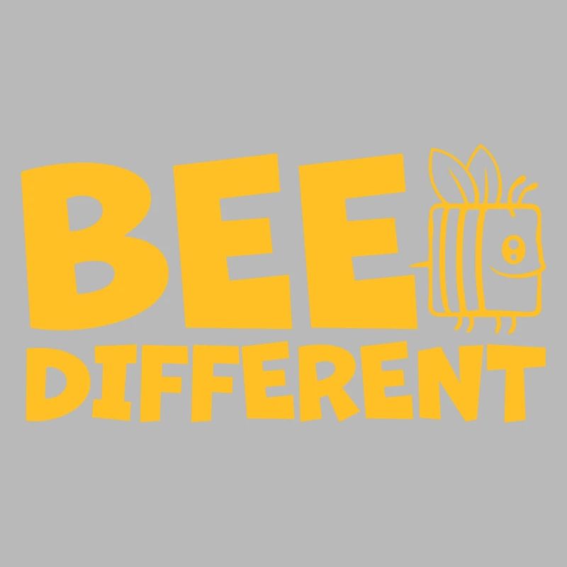 bee different Spruch Zitat