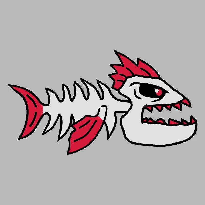 Fish Bone Punk Monster