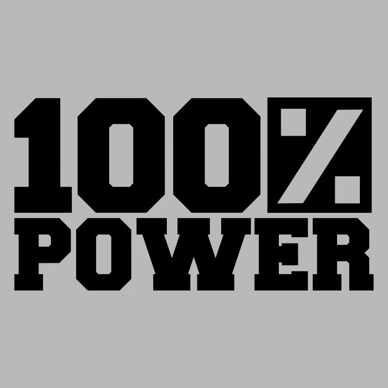 Logo 100 % de puissance
