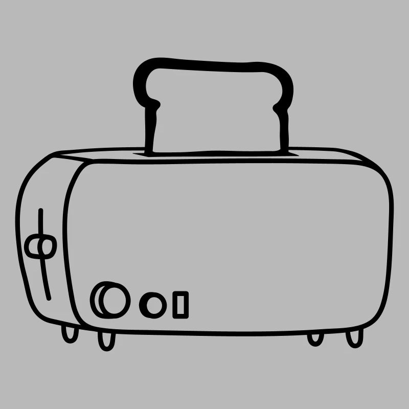cool cartoon toaster