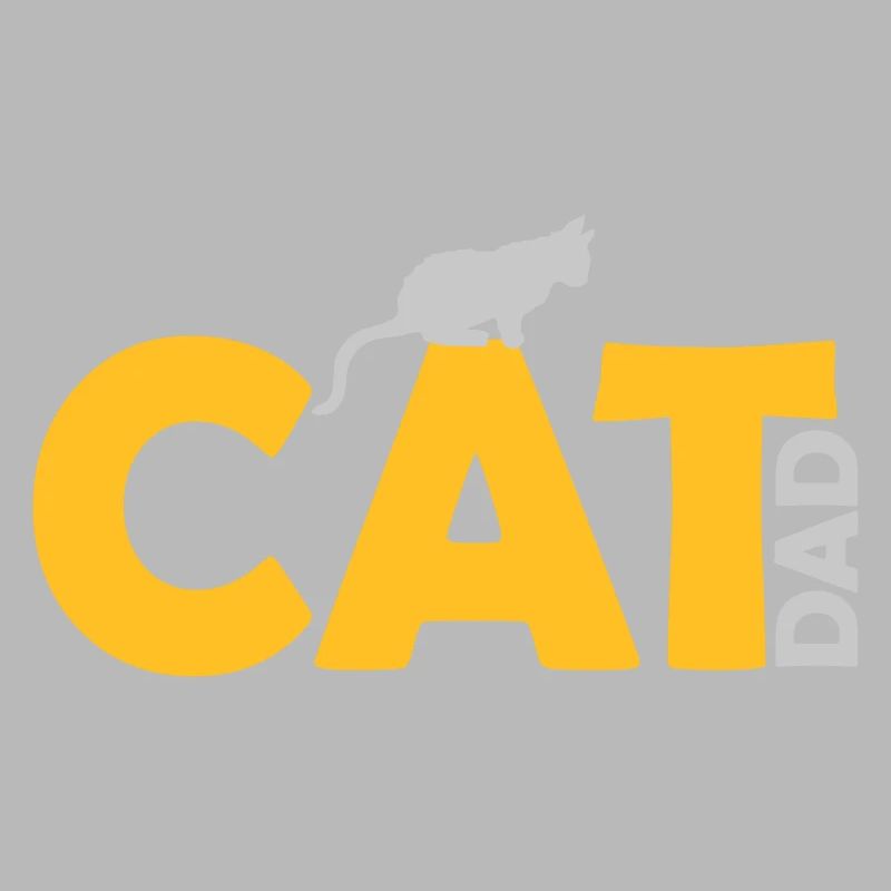 Conception du logo Cat Dad