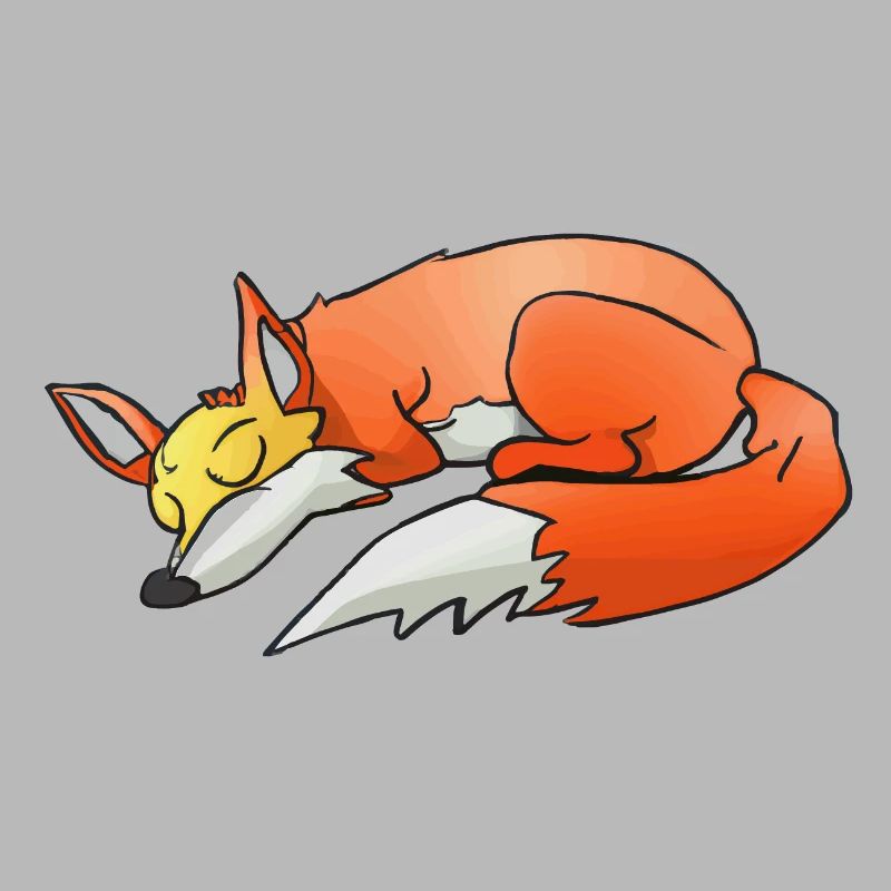 Sleeping Fox Chemise de couchage Fox Lover