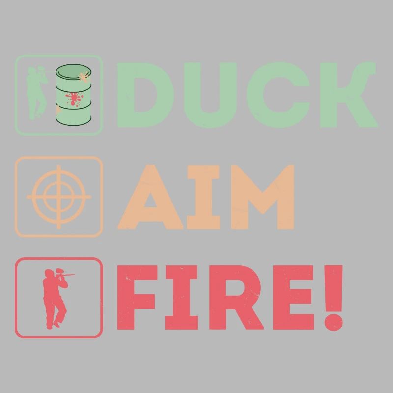 Duck, Aim, Fire! Paintball Tactical Player