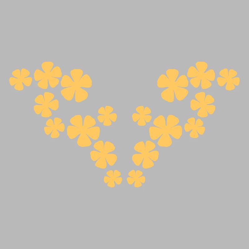 Many Pretty Flowers Colorful Decorative Pattern Beautiful