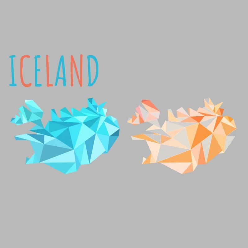 Iceland map - Iceland - saying - map