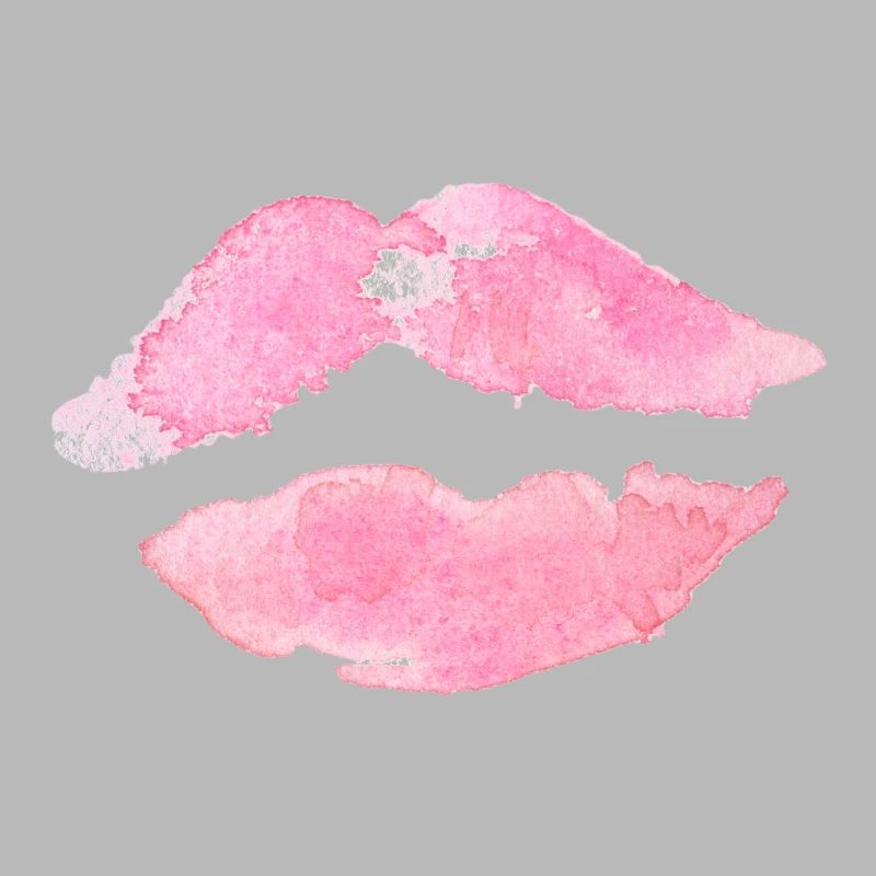 Bouche Lèvres Rose Baiser Idée Cadeau