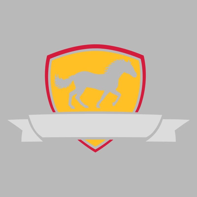 Text einfügen Pferd Banner
