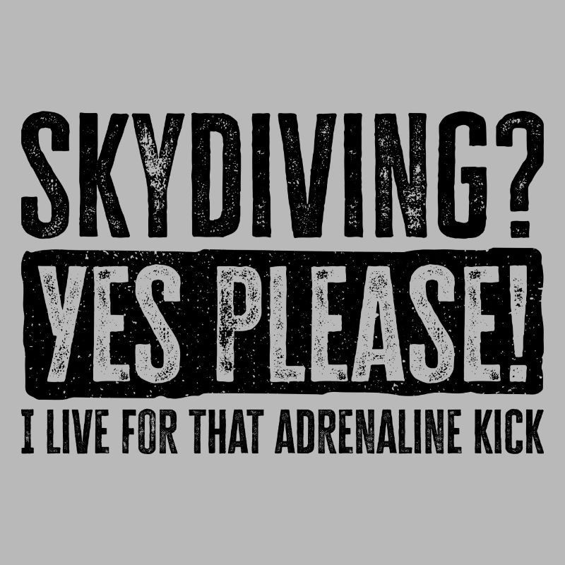 Sky Dive Fever Design. Perfektes Adrenalin-Geschenk