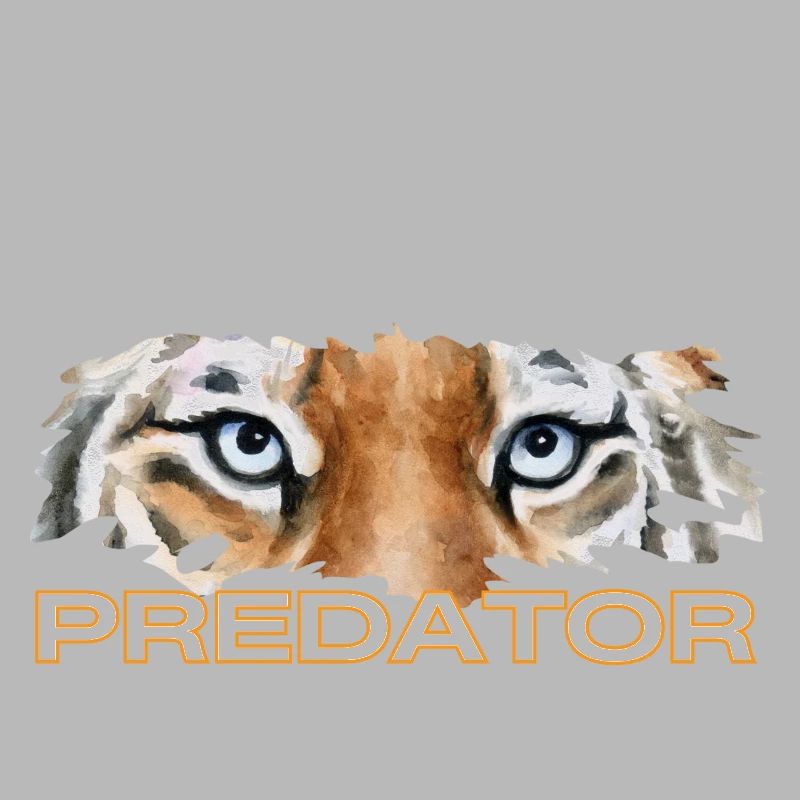 Roaring Apex Predator - Tiger Face Tee
