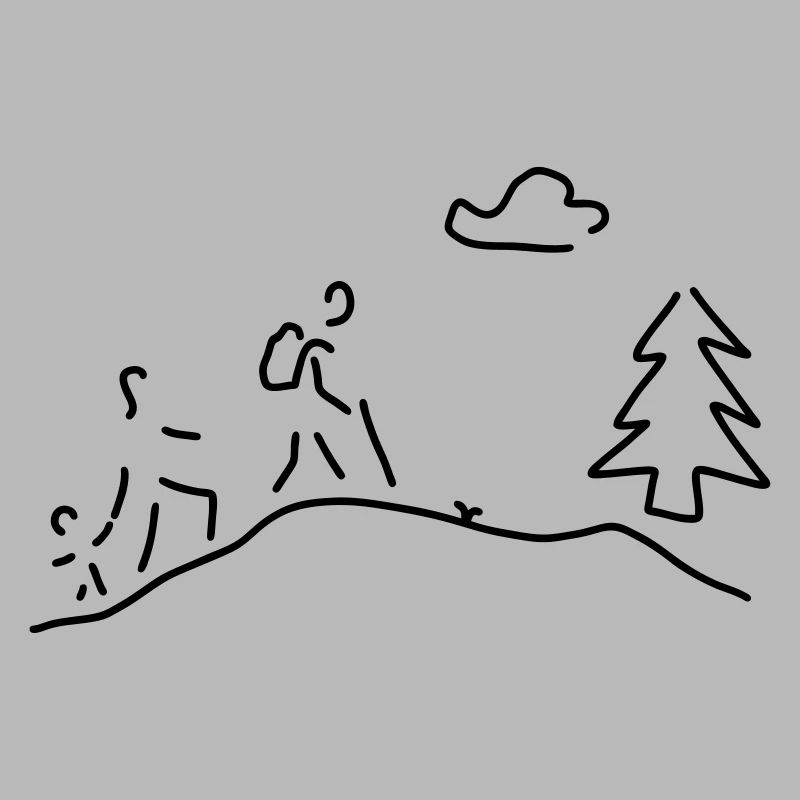 wandern oder walking