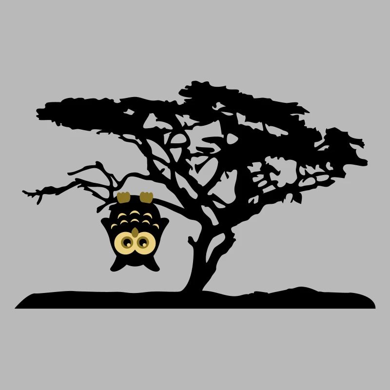 Owl Tree Hanging upside Different